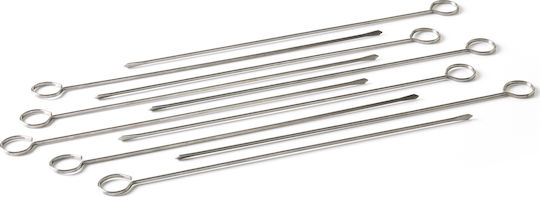 BarbeCook Oțel inoxidabil Scuipător de unică folosință pentru grătar de unică folosință 33cm 10buc