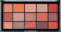MUA 15 Shade Палитра със Сенки за Очи в Твърда ...