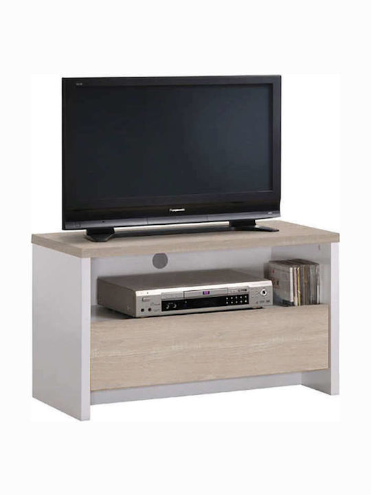 Τv8 Particle Board TV Furniture with Drawers Natural L80xW40xH49cm .35.10