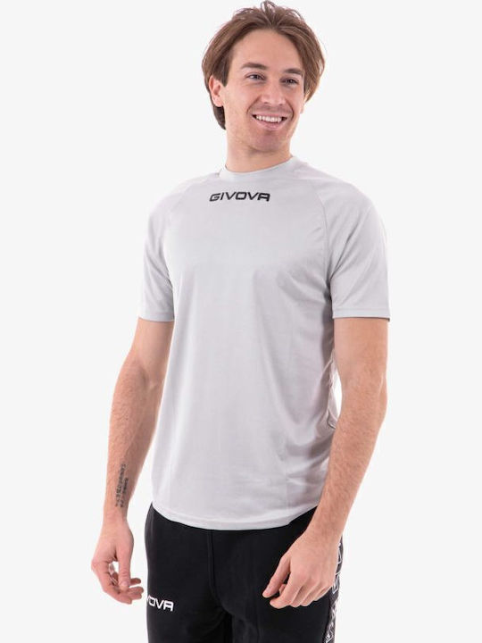 Givova One Sportliches T-Shirt Gray