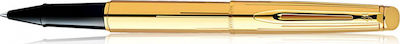 Waterman Στυλό Rollerball με Μπλε Mελάνι Hemisphere Golden Shine GT