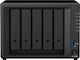 Synology DiskStation DS1019+ NAS Tower με 5 θέσεις για HDD/M.2/SSD και 2 θύρες Ethernet