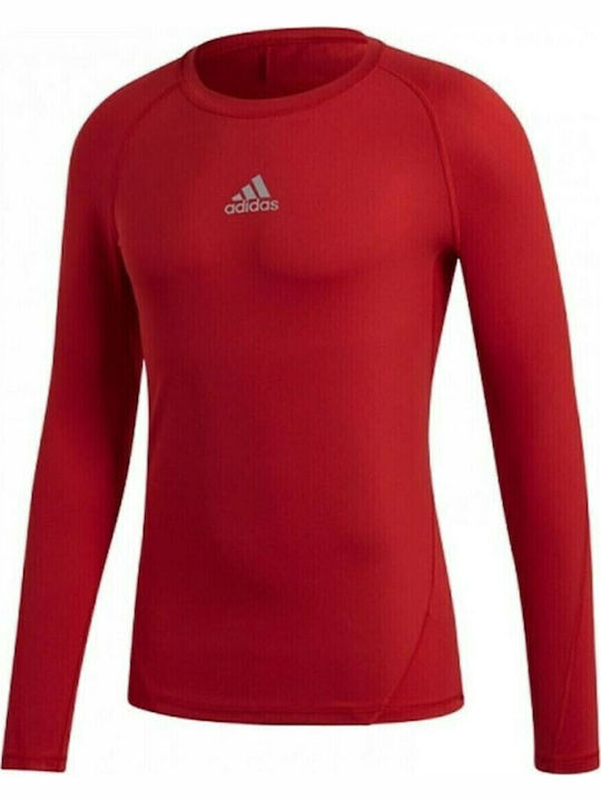 adidas Alphaskin Παιδική Ισοθερμική Μπλούζα Κόκ...