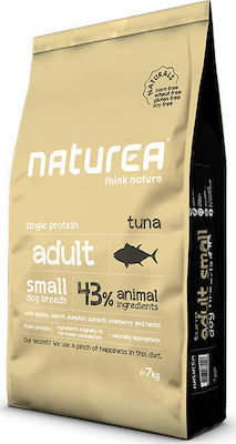 Naturea Naturals Adult Small 7kg Ξηρά Τροφή χωρίς Σιτηρά & Γλουτένη για Ενήλικους Σκύλους Μικρόσωμων Φυλών με Τόνο