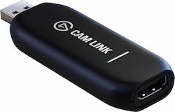 Elgato Cam Link 4K Erfassungskarte Live-Streaming und Aufzeichnung |1080p bei 60 fps oder 4K bei 30 fps | USB 3.0 für PC
