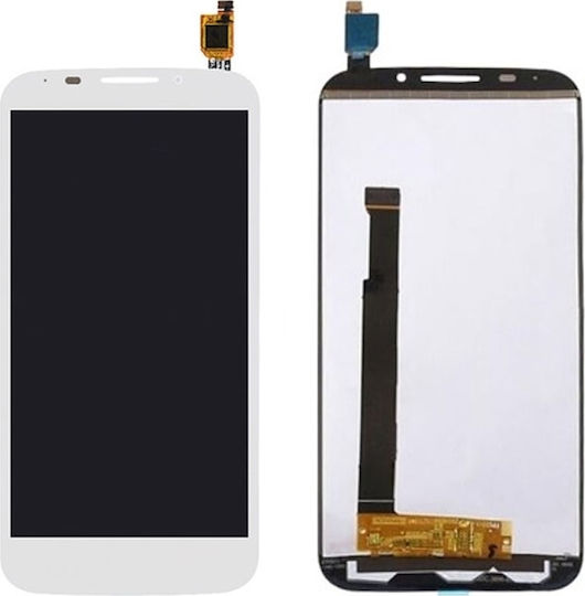 Οθόνη mit Touch-Mechanismus für Galaxy S7 (Weiß)