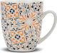 Nava Maiolica Κούπα από Πορσελάνη Orange 355ml