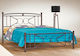 No 18 Pat Single Metal Roz Pentru Saltea 90x200cm
