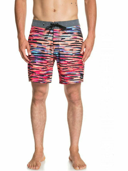 Quiksilver Highline Voodoo 17" Herren Badebekleidung Bermuda Virtual Pink mit Mustern