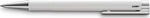 Lamy Logo M+ 204 Pen Ballpoint with Blue Ink White