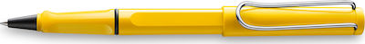 Lamy Safari 319 Pen Rollerball with Blue Ink Yellow