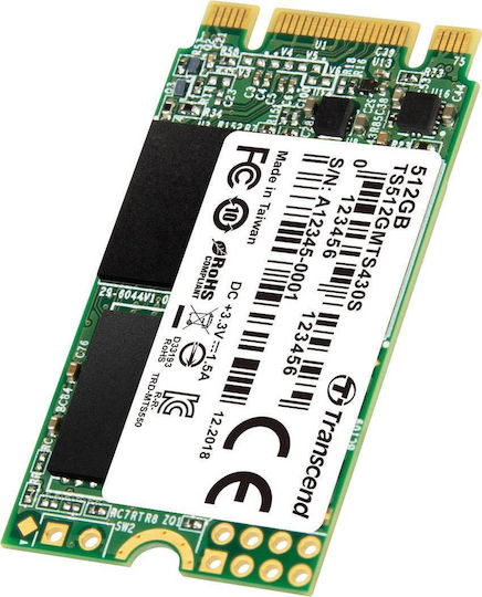 Transcend 430S SSD 512GB M.2 SATA III