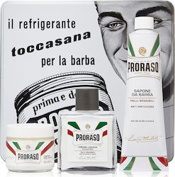 Proraso Toscana Beard & Moustache Grooming Set with Pre-shave Cream 100ml, Shaving Cream 150ml & After Shave Balm 100ml