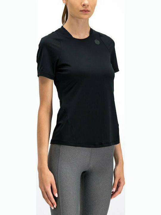 Under Armour Rush Damen Sport T-Shirt Schwarz