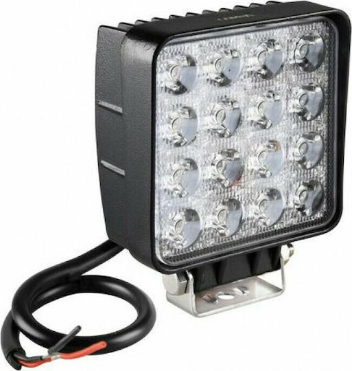 Lampa WL-25 Squareς Waterproof Headlights Car LED Universal 10 - 30V 48W 10.8cm 1pcs