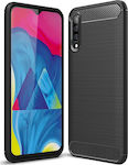 Hurtel Carbon Brushed Back Cover Σιλικόνης Μαύρο (Galaxy A50)