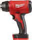 Milwaukee M18 BHG-0 Heat Gun 12V Solo with Maximum Temperature 470°C 4933459771
