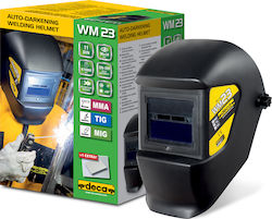 Deca WM 23 Mască Electronică de Sudură cu Câmp Vizual 90x34mm Deca WM 23 Mască Electronică de Sudură cu Câmp Vizual 90x34mm