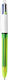 BIC 4 Colours Fluo Στυλό Ballpoint Πολλαπλών Χρωμάτων