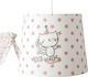 Funna Baby Kids Fabric Single Ceiling Light E27 Baby Vip White 60W 30x26cm