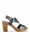 Leather Sandals Gray