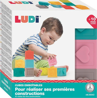 Ludi Jucărie de Stivuit Nestable Cubes pentru 10++ Luni