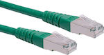 Roline S/FTP Cat.6 Ethernet Network Cable 15m Green 1pcs