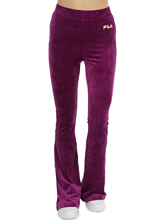 Fila tonia velour flare track pants hotsell