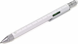 Troika Construction Ballpoint Pen White