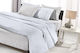 Guy Laroche Sheet for Single Bed 160x270cm. Reserve Silver