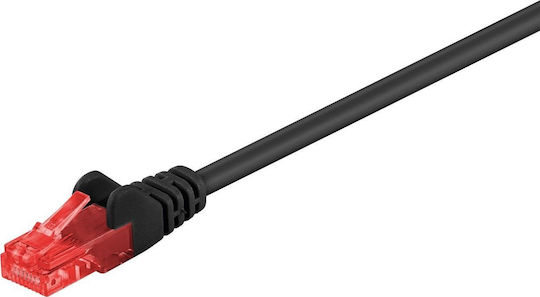 Goobay U/UTP Cat.6 Netzwerkkabel Ethernet 2m Schwarzes