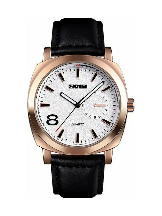 Skmei 1466 Rose Gold Leather