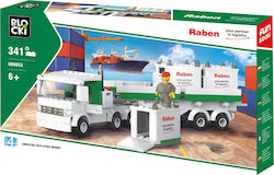 Blocki Bausteine Container Truck für 6+ Jahre 343Stück KBR052