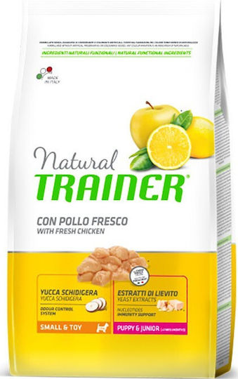 Natural Trainer Mini Puppy & Junior 0.8kg Dry Food for Small Breed Puppies with Chicken