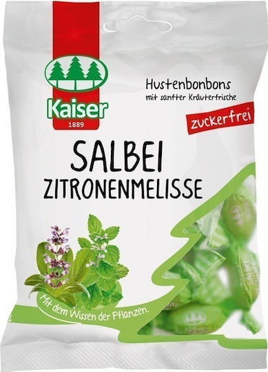 Kaiser 1889 Salbei Zitronenmelisse Καραμέλες Χωρίς Ζάχαρη Λεμόνι 60gr