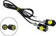 GloboStar License Plate Lights Led 3W 12V Universal Cold White 2pcs