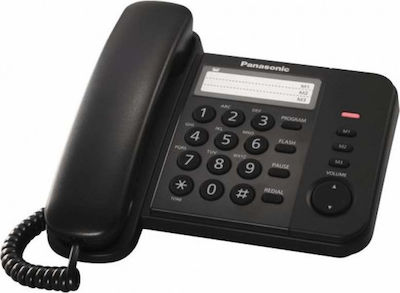 Panasonic KX-TS520EX1 Kabelgebundenes Telefon Büro Schwarz KX-TS520EX1B