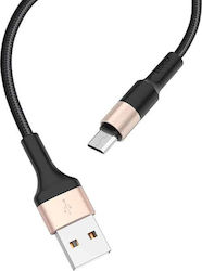 Hoco X26 Xpress HOC-X26m-BG Geflochten USB 2.0 in Micro-USB Länge 1m Gold Hoco X26 Xpress HOC-X26m-BG Geflochten USB 2.0 in Micro-USB Länge 1m Gold