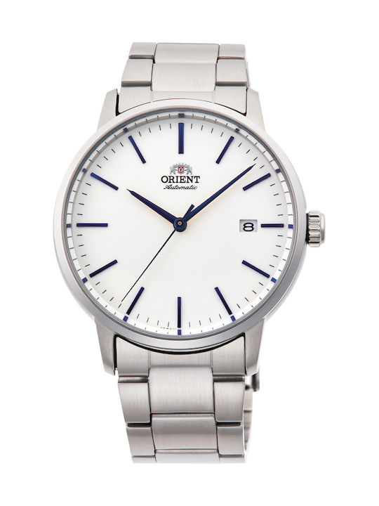 Orient Men's Watch 40mm Automatic with Silver Metal Bracelet