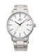Orient Men's Watch 40mm Automatic with Silver Metal Bracelet