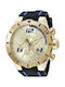 Invicta S1 Rally Ανδρικό Ρολόι 53mm Χρονογράφος Μπαταρίας με Μαύρο Καουτσούκ Λουράκι