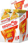 High5 Energy Gel Caffeine με Γεύση Πορτοκάλι 20x40gr