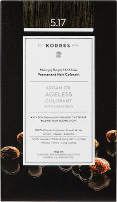 Korres Argan Oil Ageless Colorant 5.17 Καστανό Ανοιχτό Μπεζ 50ml