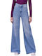 ICHI 'TABBY' HIGH-WAISTED JEAN PANTS FOR WOMEN 2010851032-19044 (19044/LIGHT BLUE)