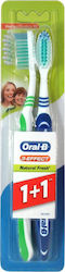 Oral-B 1 Clean 2 Fresh 3 Strong Manual Toothbrush Medium