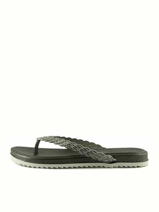 Migato Women's Flat Sandals in Gray Color 92CR-L45