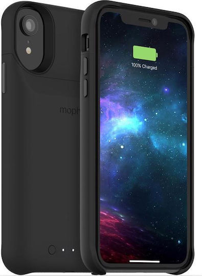 Mophie Juice Pack Access Задна корица Пластмаса Черен (iPhone XR)