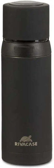 Rivacase Flask Bottle Thermos Stainless Steel 500ml Black with Cap-Cup