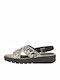 Geox D Wimbley Anatomic Women's Leather Ankle Strap Platforms Multicolour