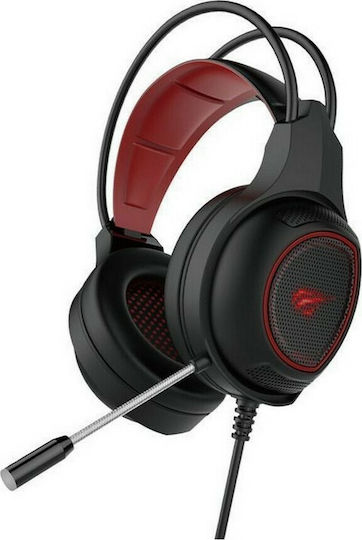 Havit H2239D Over Ear Gaming Headset με σύνδεση 3.5mm / USB